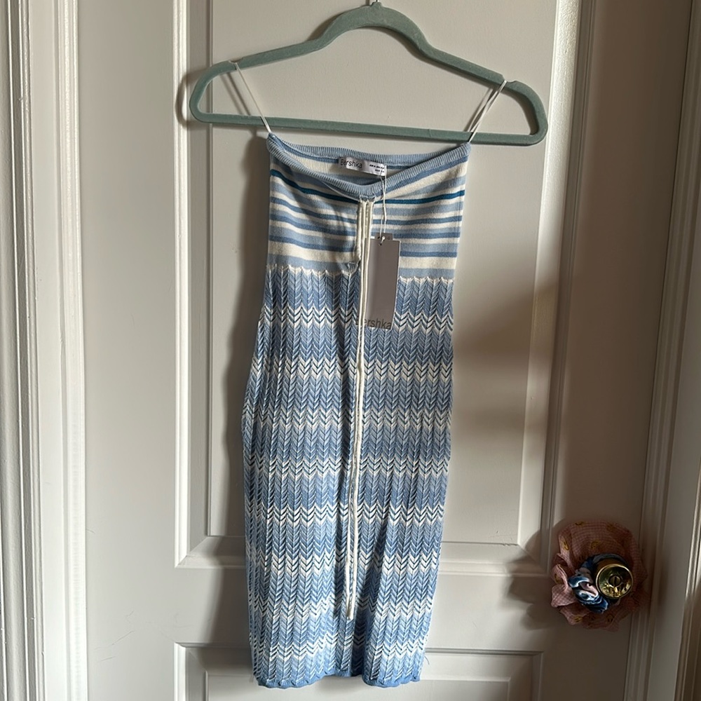 NWT Bershka beach dress knit